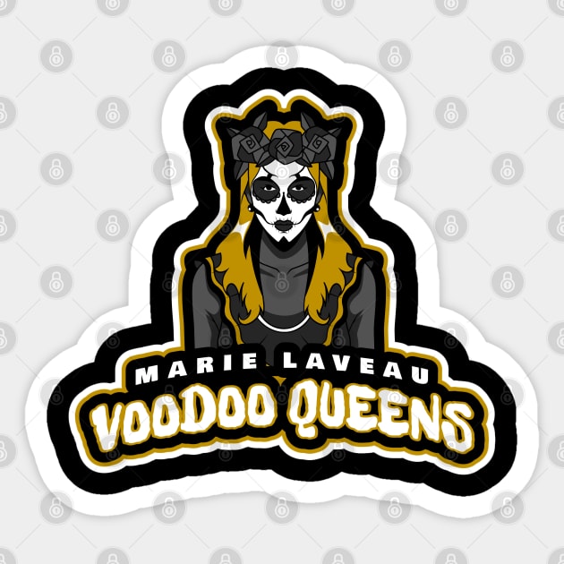 Marie Laveau Voodoo Queens Sticker by CSLShop